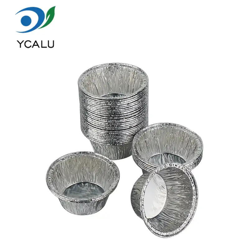 Srebrne posode iz aluminijaste folije Round Cake Cup Srebrne posode iz aluminijaste folije Round Cake Cup
