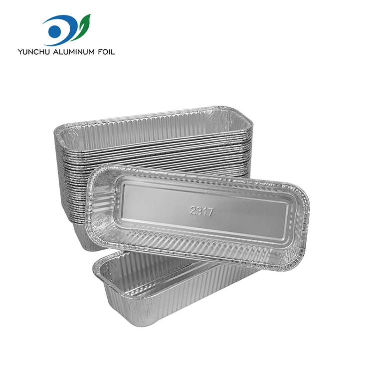 Pravokotne baguete srebrne aluminijaste folije Pravokotne baguete srebrne aluminijaste folije