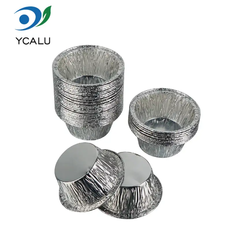 Srebrne posode iz aluminijaste folije Round Cake Cup