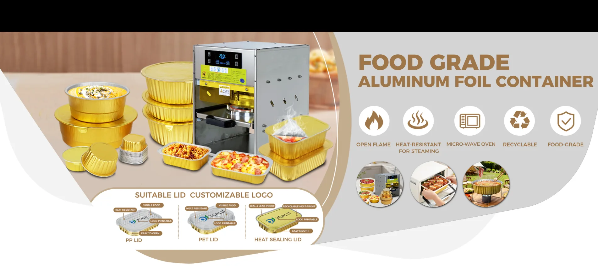 Proizvajalec posod iz gladke aluminijaste folije