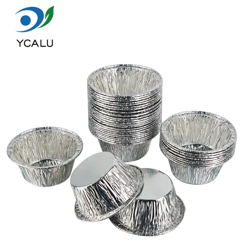 Srebrne posode iz aluminijaste folije Round Cake Cup