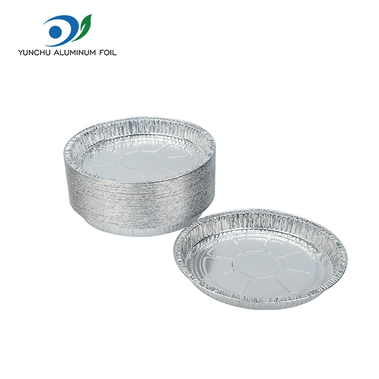 7-9 palcev Pizza Pan Pan Silver Aluminium Foil Containers