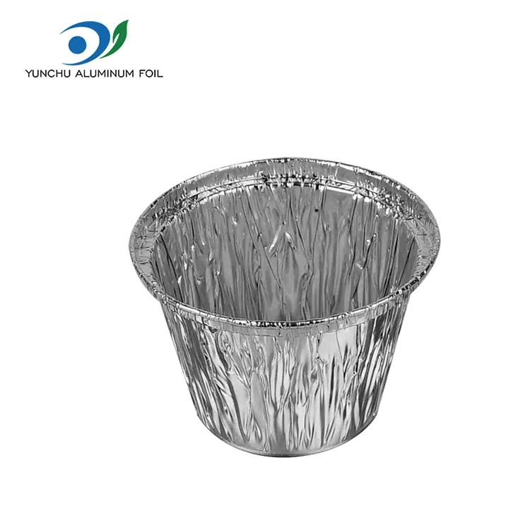 Okrogel pekač iz aluminijaste folije za enkratno uporabo