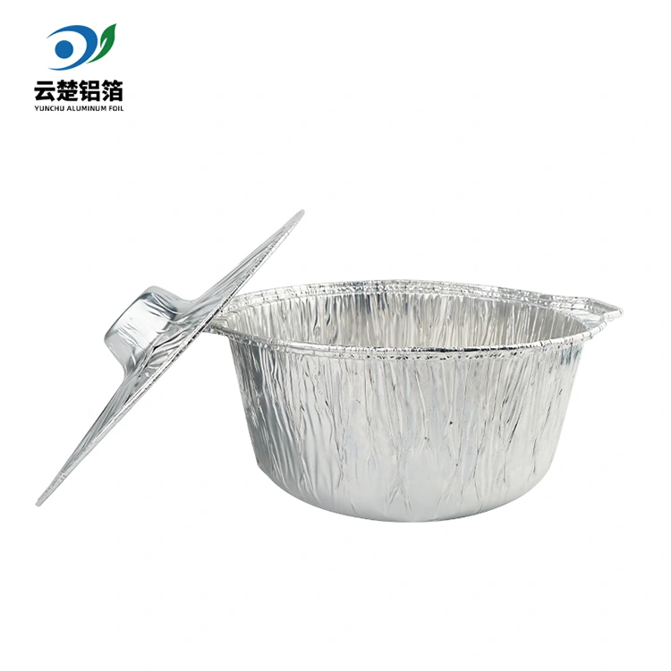 Za enkratno uporabo Catering Hot Pot Pots Silver Aluminium Foil Containers Za enkratno uporabo Catering Hot Pot Pots Silver Aluminium Foil Containers