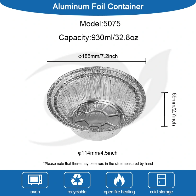 Za enkratno uporabo za enkratno uporabo srebrne aluminijaste folije