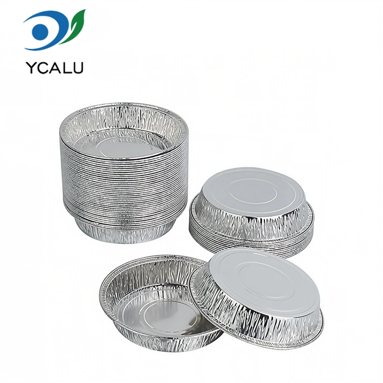 Srebrne posode iz aluminijaste folije za enkratno uporabo Srebrne posode iz aluminijaste folije za enkratno uporabo