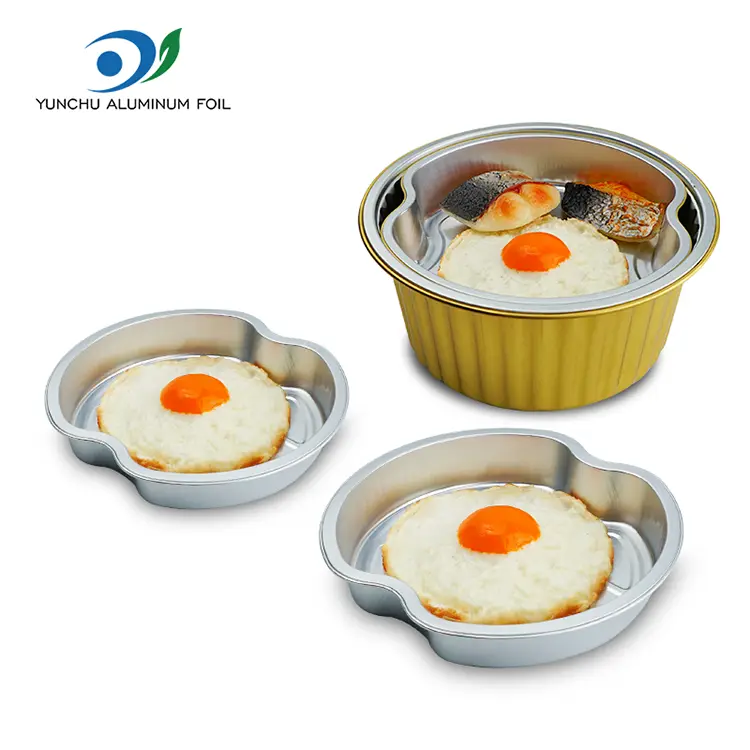 Za enkratno uporabo za enkratno uporabo okroglih posod za aluminijaste folije