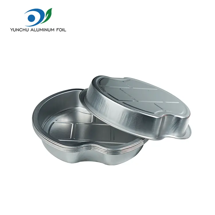 Za enkratno uporabo za enkratno uporabo okroglih posod za aluminijaste folije