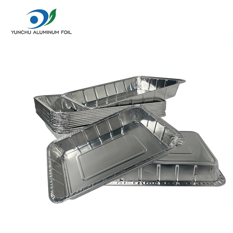 Velike posode za ribe na žaru na žaru