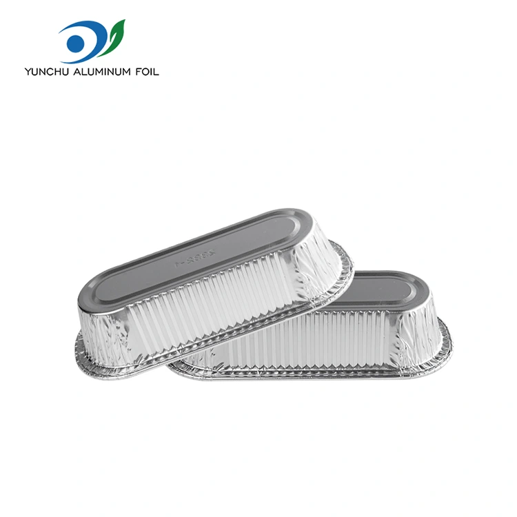 Ovalni zračni cvrtniki peči srebrno aluminijasto folijo