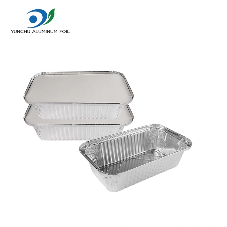 Pravokotni zračni cvrtniki, ki pakirajo posode za srebrno aluminijasto folijo