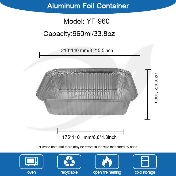 Pravokotni zračni cvrtniki srebrni aluminijasti foliji
