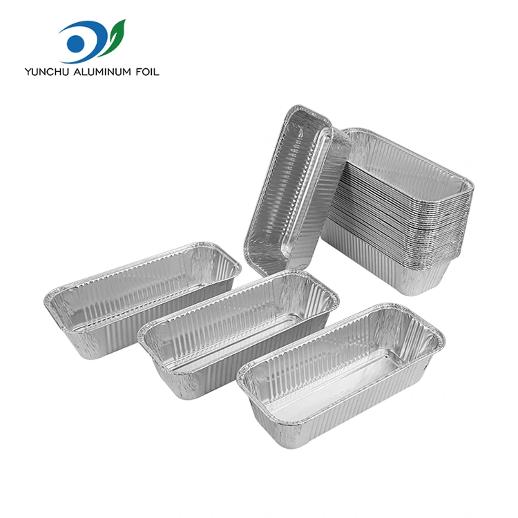 Pravokotni zabojniki za cvrtje iz zraka za frečke za aluminijaste folije