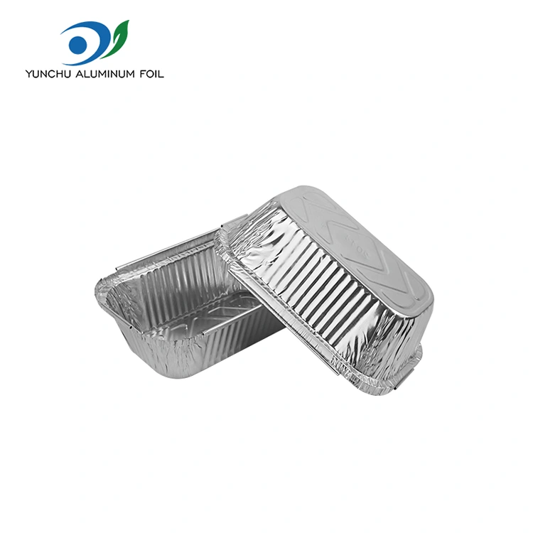 Pravokotni pečeni riževi srebrni aluminijasti foliji