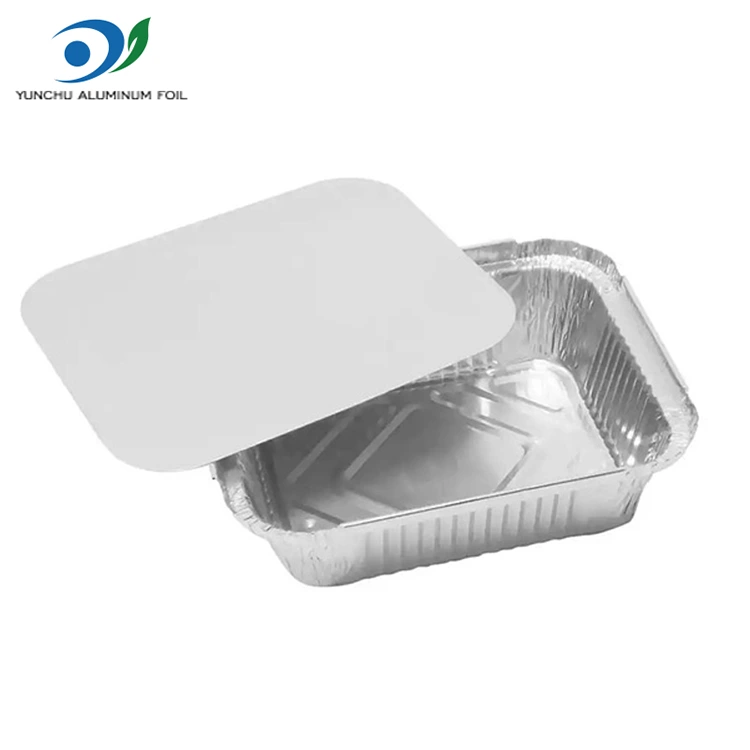 Pravokotni pečeni riževi srebrni aluminijasti foliji