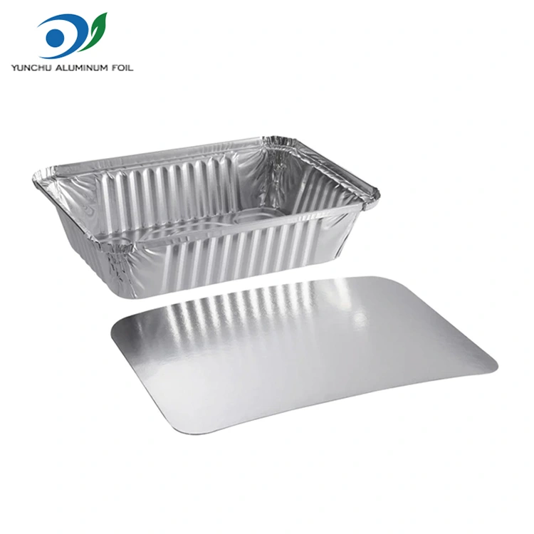 Pravokotni pečeni riževi srebrni aluminijasti foliji