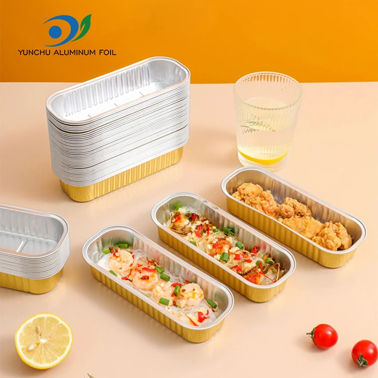 Pravokotna pecilna torta za gladko zid aluminijaste folije