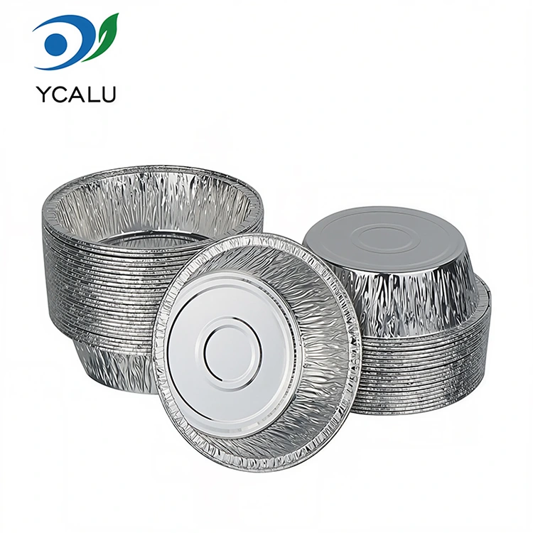 Srebrne posode za hrano iz aluminijaste folije za BBQ cvrtnik za enkratno uporabo