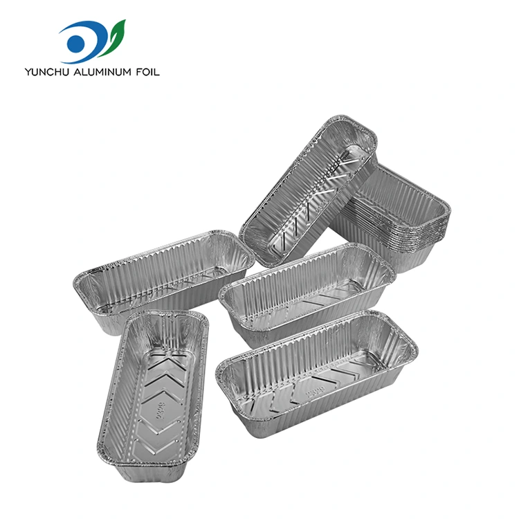Pravokotni pekač za pekač za pekač srebrni aluminijasti posode Pravokotni pekač za pekač za pekač srebrni aluminijasti posode