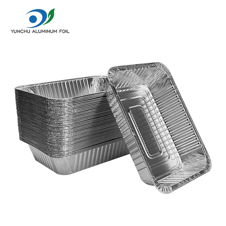 Pravokotni pekač za pekač srebro aluminijaste folije