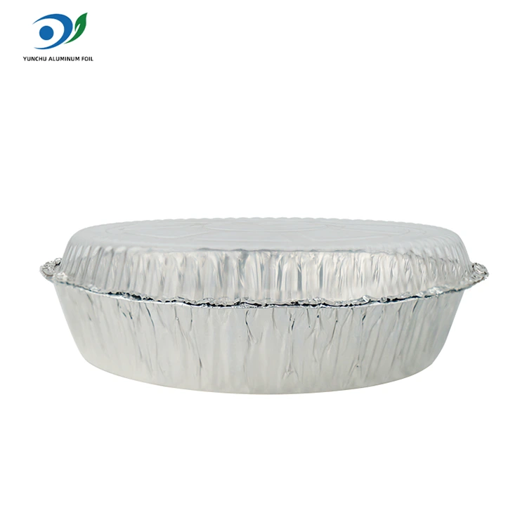 Okrogla zrak Frier Hot Pot Silver Aluminium Foil Food Conta