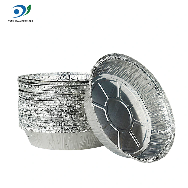 Okrogla zrak Frier Hot Pot Silver Aluminium Foil Food Conta