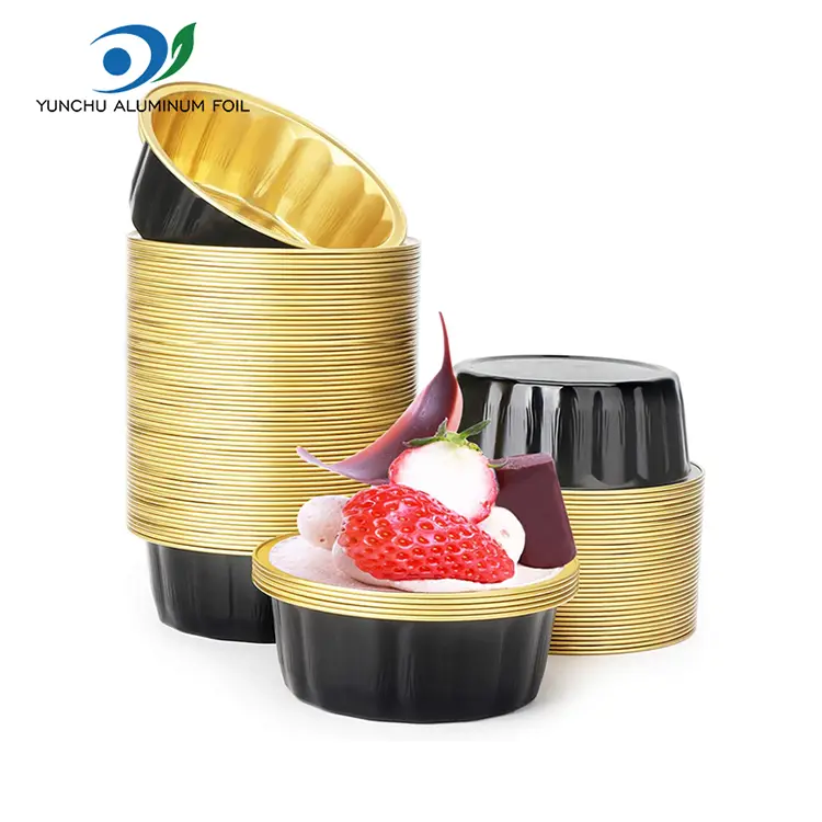 Okrogla posoda za sladice gladke stene aluminijaste posode Okrogla posoda za sladice gladke stene aluminijaste posode
