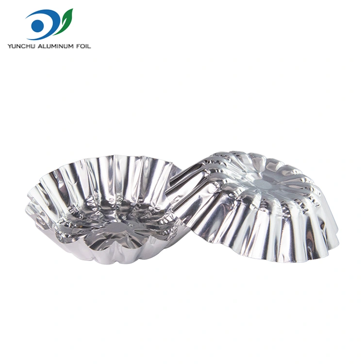 Okrogla jajčna igrača igrača peči srebrno aluminijasto folijo posoda za hrano Okrogla jajčna igrača igrača peči srebrno aluminijasto folijo posoda za hrano
