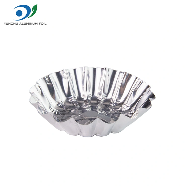 Okrogla jajčna igrača igrača peči srebrno aluminijasto folijo posoda za hrano
