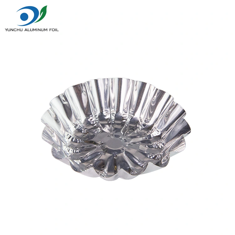 Okrogla jajčna igrača igrača peči srebrno aluminijasto folijo posoda za hrano