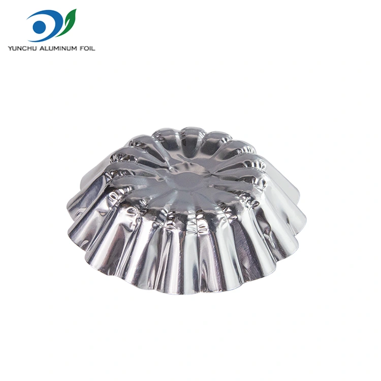 Okrogla jajčna igrača igrača peči srebrno aluminijasto folijo posoda za hrano