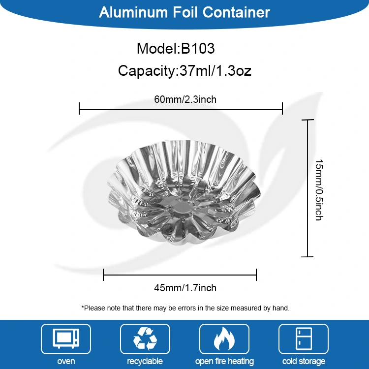 Okrogla jajčna igrača igrača peči srebrno aluminijasto folijo posoda za hrano